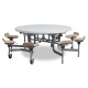 8 Seat Primo Round Mobile Folding Table